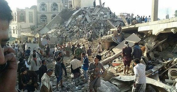 منزل الشيخ أكرم الزرقة الذي تم تفجيره في حجه