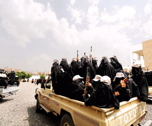 نساء حوثيات