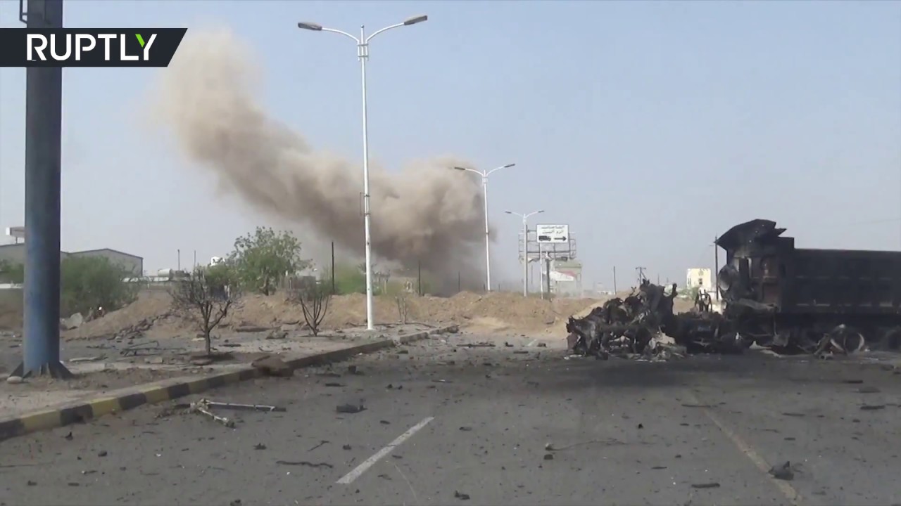 قصف مدفعي في الحديدة غرب اليمن - إرشيف