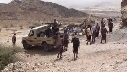 مقتل قيادي حوثي في جبهة بيحان بنيران الجيش والمقاومة الشعبية
