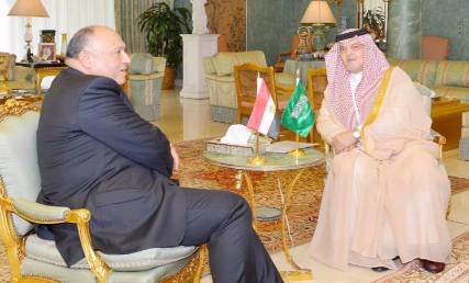 الفيصل يبحث مع نظيره المصري المستجدات في اليمن