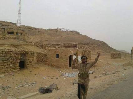 الجيش الوطني والمقاومة يسيطران على نقطة وموقع الصفراء الاستراتيجي بين مأرب والجوف (صورة)