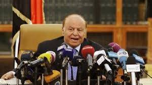 هادي يدعو أبناء الضالع إلى دعم المقاومة الشعبية