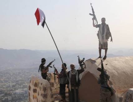 تعز ترفع بيرق النصر
