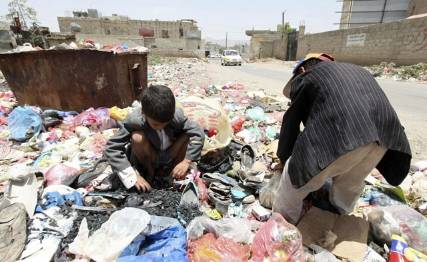 اليمنيون بين فكي الحرب والجوع ،، تحذيرات من أزمة ذات أبعاد متطرفة