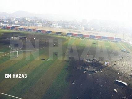 تعز: تجدد الاشتباكات في جولة المرور والحصب والأهالي ينهبون نادي الصقر 