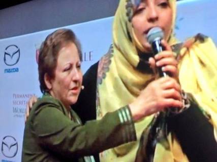 إيرانية حائزة على جائزة نوبل: نعتذر للشعب اليمني على سرقة حكومتنا لثورتهم