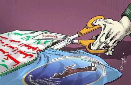 كاريكاتير في صحيفة صالح يؤكد عمق الخلاف الحوثي العفاشي